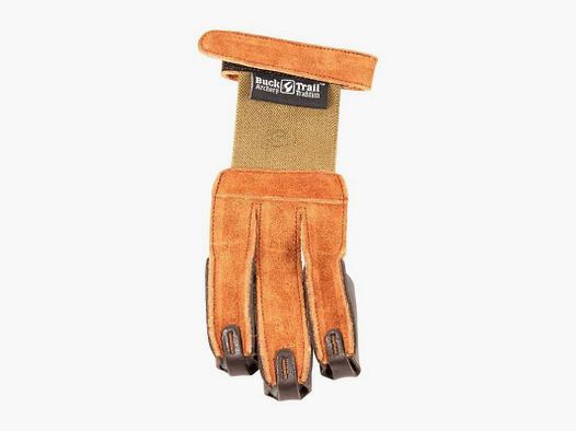 Gants de tir Traditree en cuir suédé avec renfort - Large
