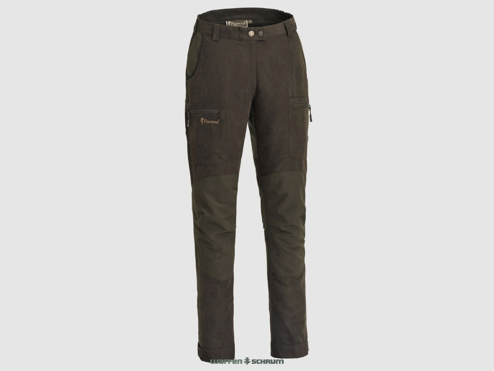 Pinewood Hose Caribou Hunt Suede Brown/Dark Oliv