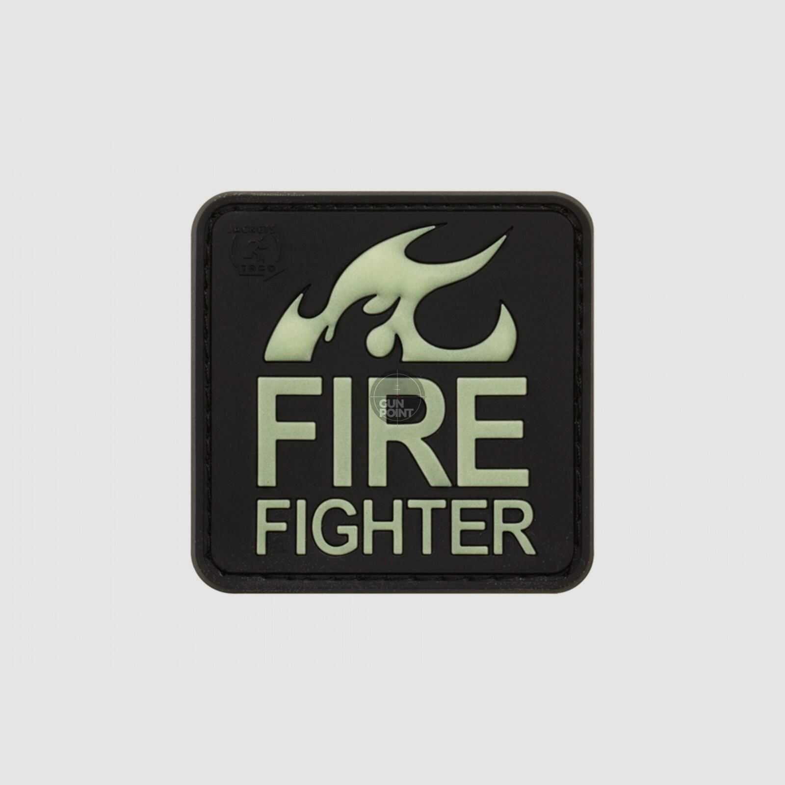 Fire Fighter Rubber Patch