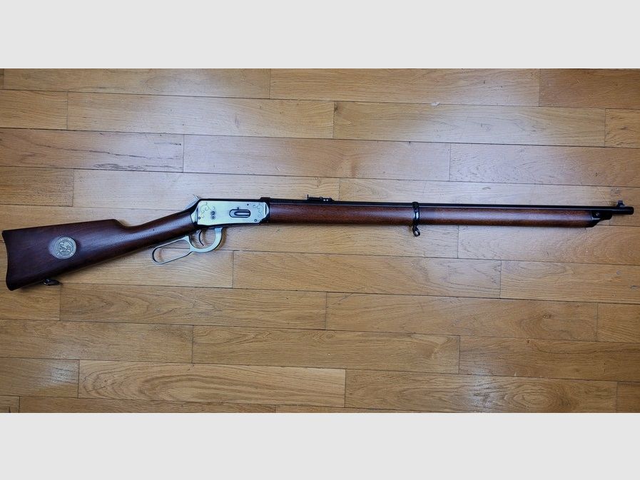 Zeer mooie Winchester herdenkingswapen – » Centenial NRA » – Musket 1894 – 23.000 ex. – Prachtige bluing – 30-30 Win – Perfecte staat, afbeelding 2 van 18