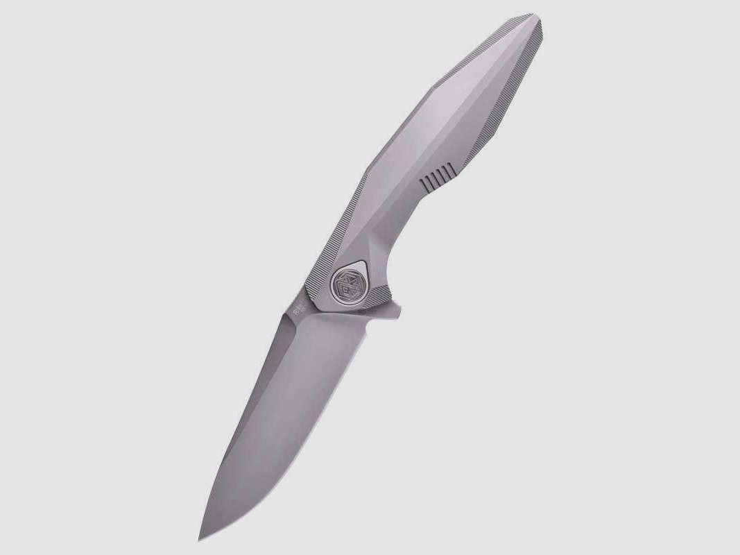 Rikeknife 1508S Taschenmesser, silber, Böhler M390