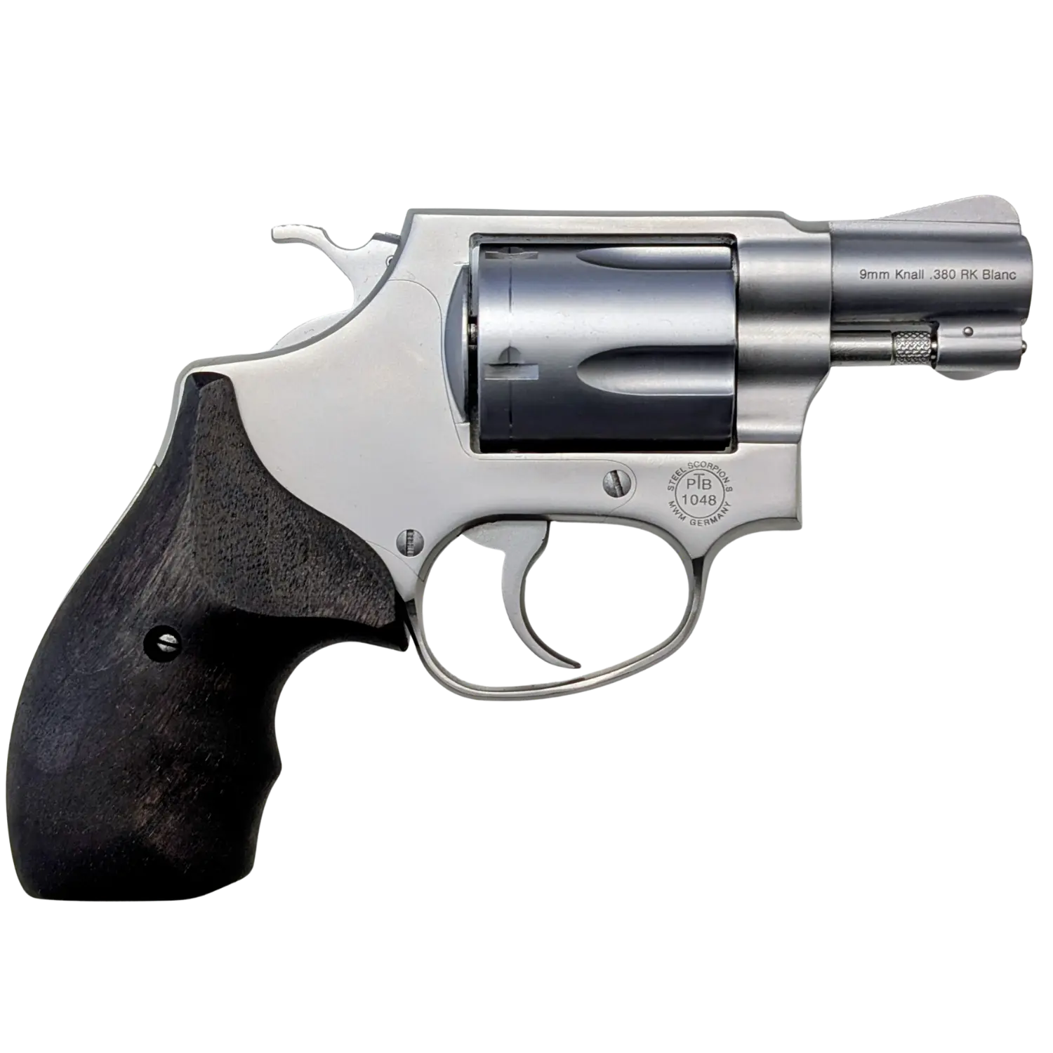 Steel Scorpion Smooth Stainless plaquettes de combat cal. 9mm R.K, image 2 sur 2