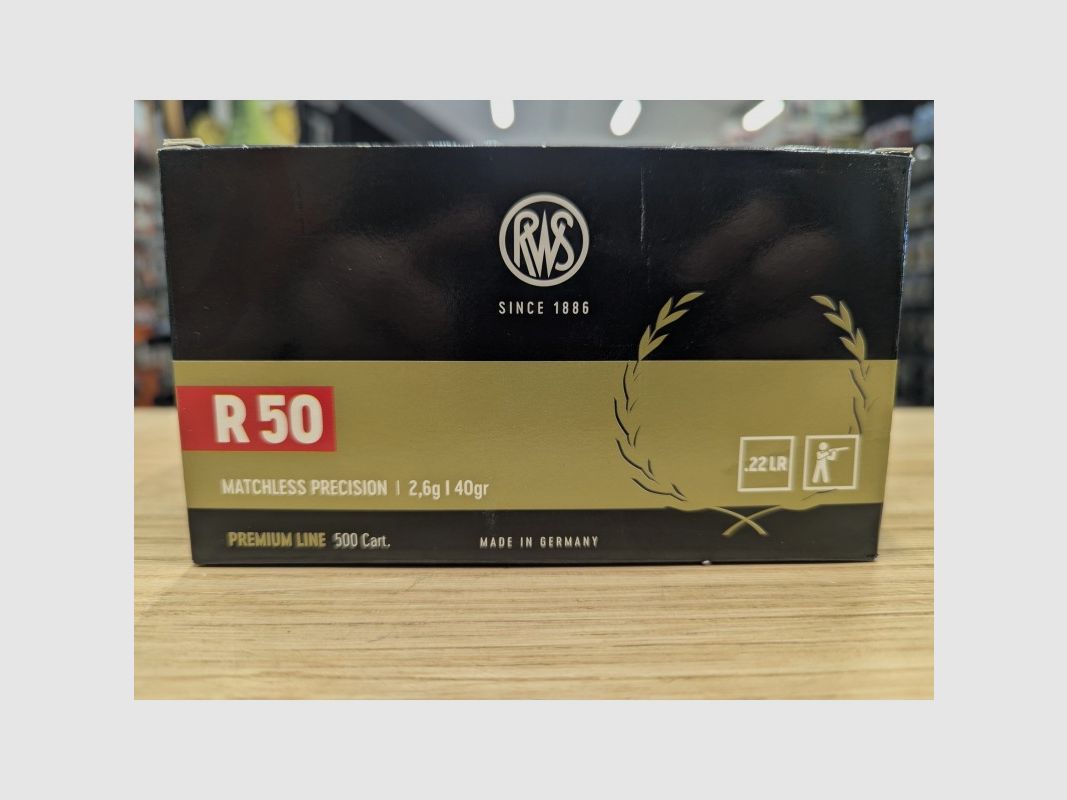 RWS R50 40 Grains 22 LR (x500)