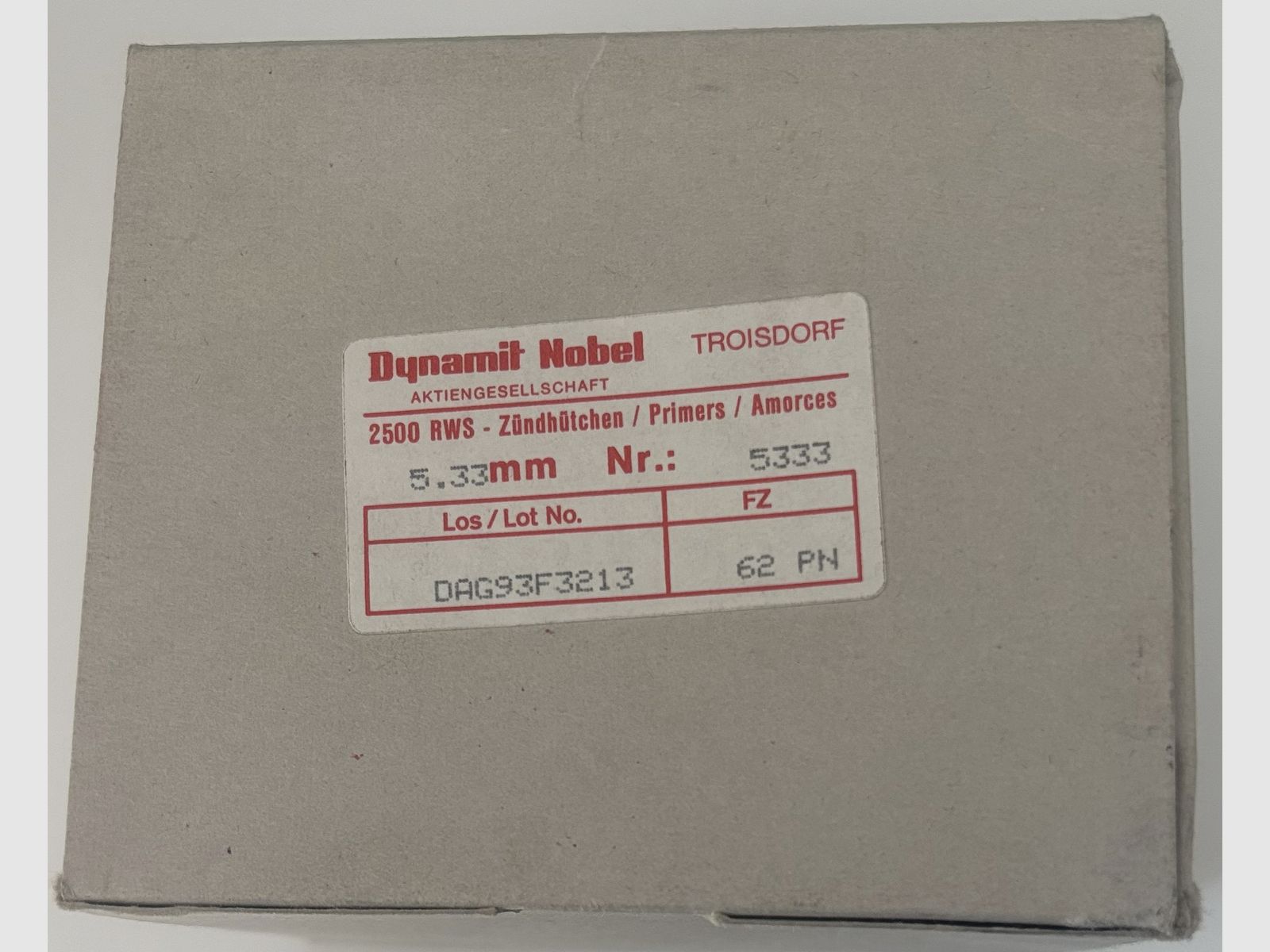 RWS Zündhütchen Large Rifle Magnum, 5333