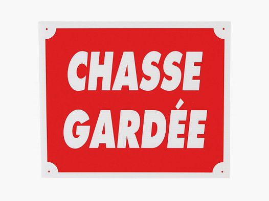 PANNEAU CHASSE GARDÉE 25 X 30 CM AKYLUX