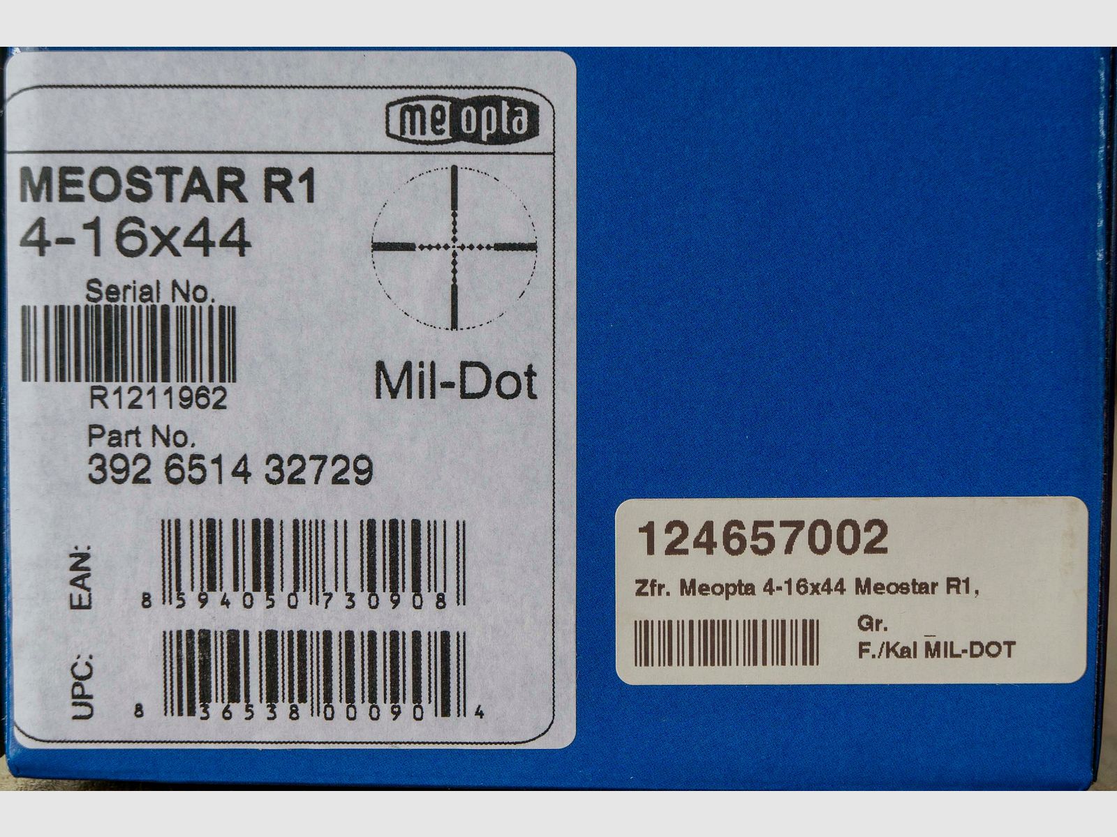 Meopta Meostar R1 4-16x44 MIL-DOT OVP