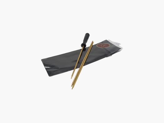 Tige de nettoyage en laiton pour carabine 3 pièces avec étui
