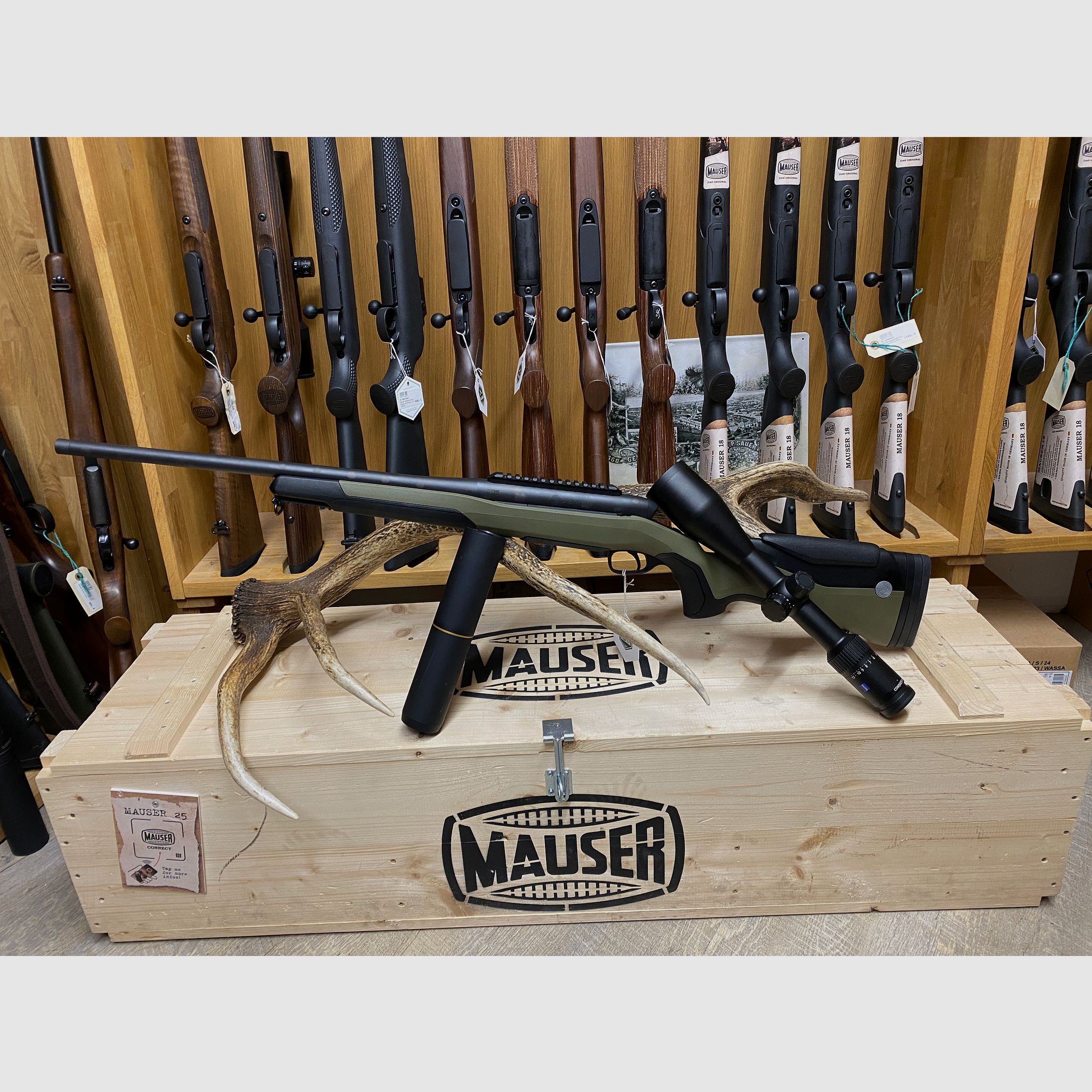 Steyr Mannlicher RMS Wild, mit Zeiss Conquest V4 3-12x56
