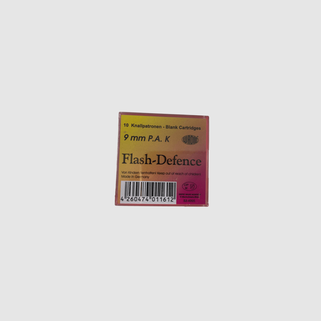 Wadie 9 mm P.A.K. Flash Defense Platzpatronen - 10 Stk.