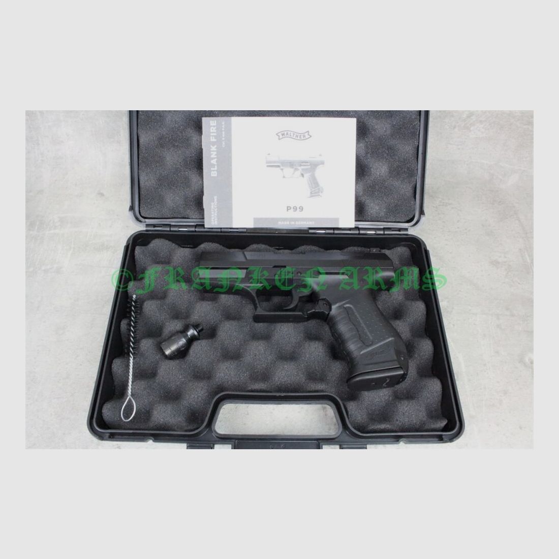 Walther P99 SV Schwarz 9mm P.A.K. 312.02.04