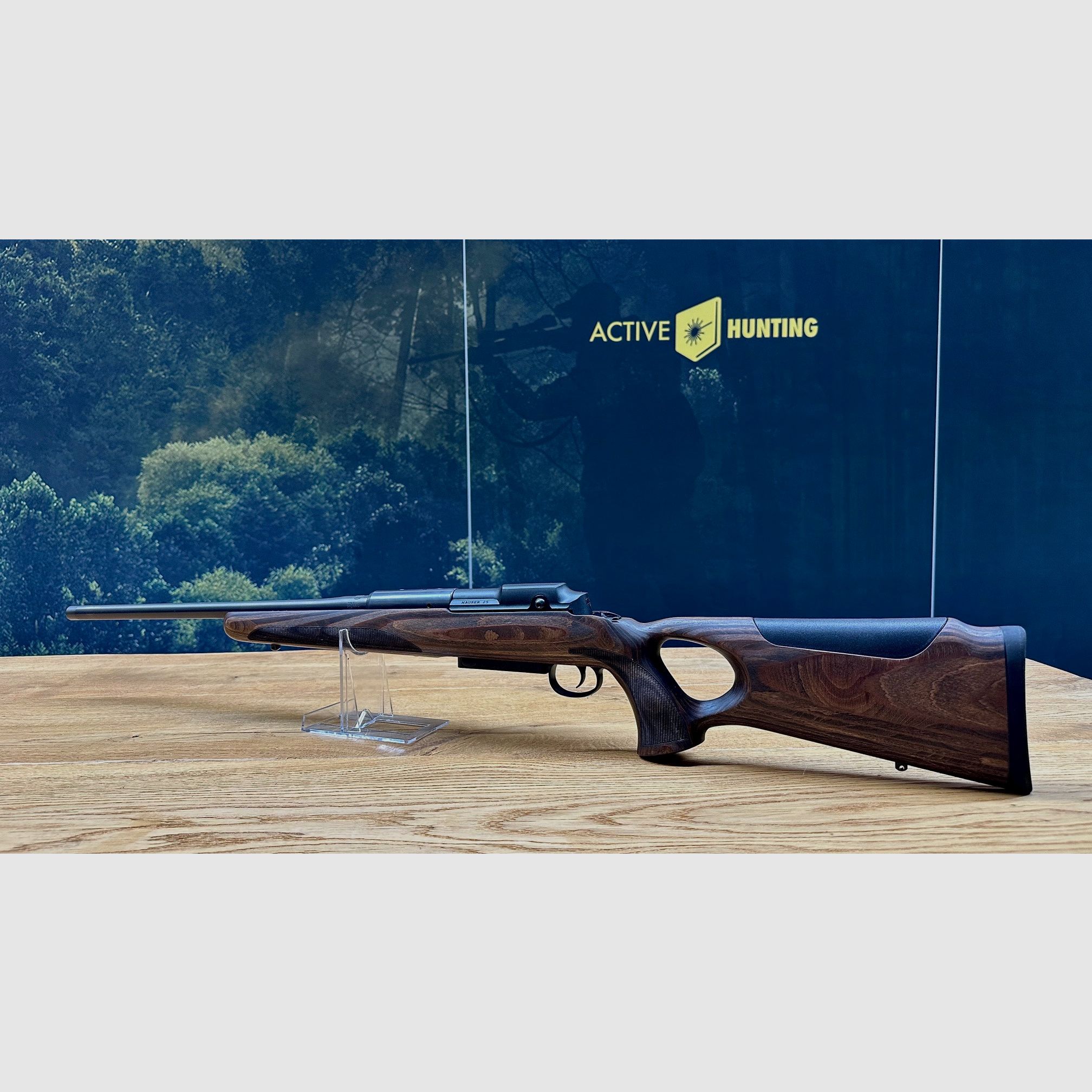 Mauser 25 Max / Schichtholz-Lochschaft / verstellbarer Schaftrücken / .308 Win / LL 51 cm / M15x1