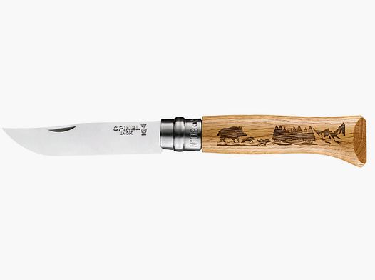 Opinel Messer No 08 Animalia Wildschwein