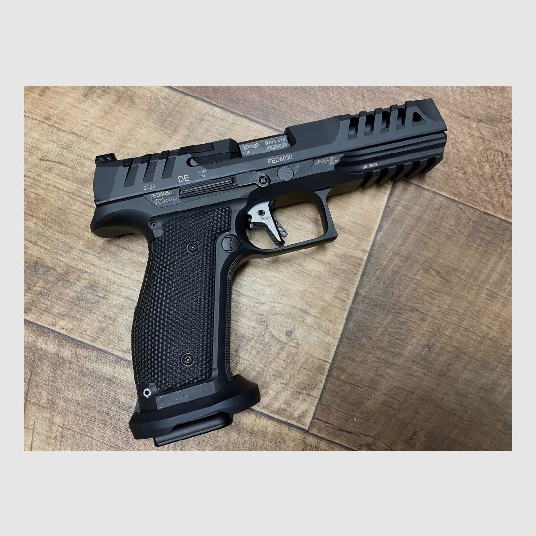 Walther PDP FULL SIZE 5" STEEL FRAME MATCH 9mmLuger