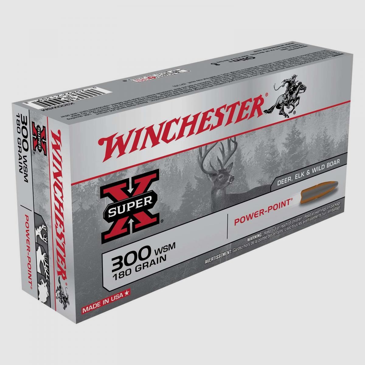 Winchester Super-X .300 WSM 180GR Power Point 20 nabojów