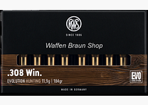 RWS .308 WIN EVO 11,9G 184GR 20ER