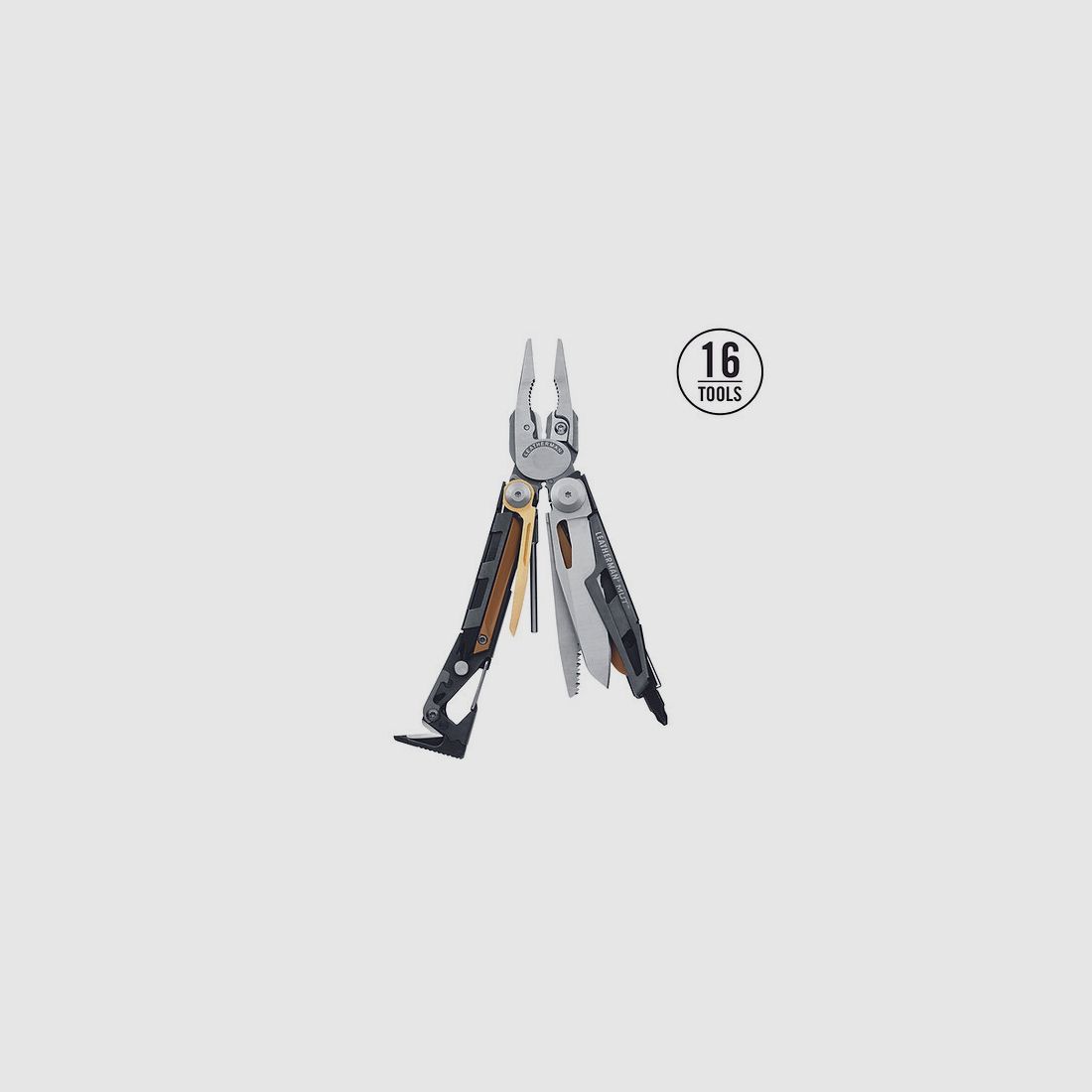 Leatherman – MUT Silver / HOLSTER MOLLE BROWN, afbeelding 1 van 3