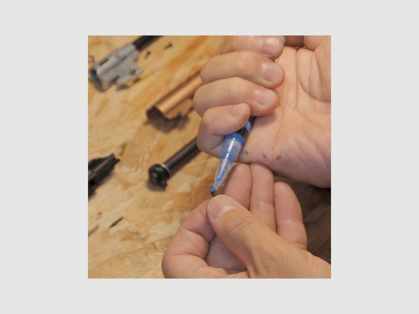 Hochleistungs-Gewinde-Bremsstift 4UAD SMART AIRSOFT - Abnehmbar Blau - Zuverlässige Befestigung - Langlebig gegen Lockerung, Bild 3 von 5