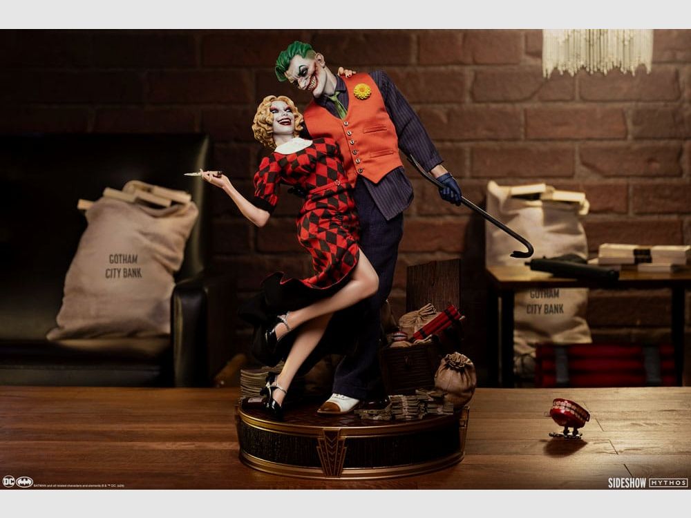 DC Comics Mythos Statue 1/5 The Joker and Harley Quinn: Lawless Love 41 cm | 43335