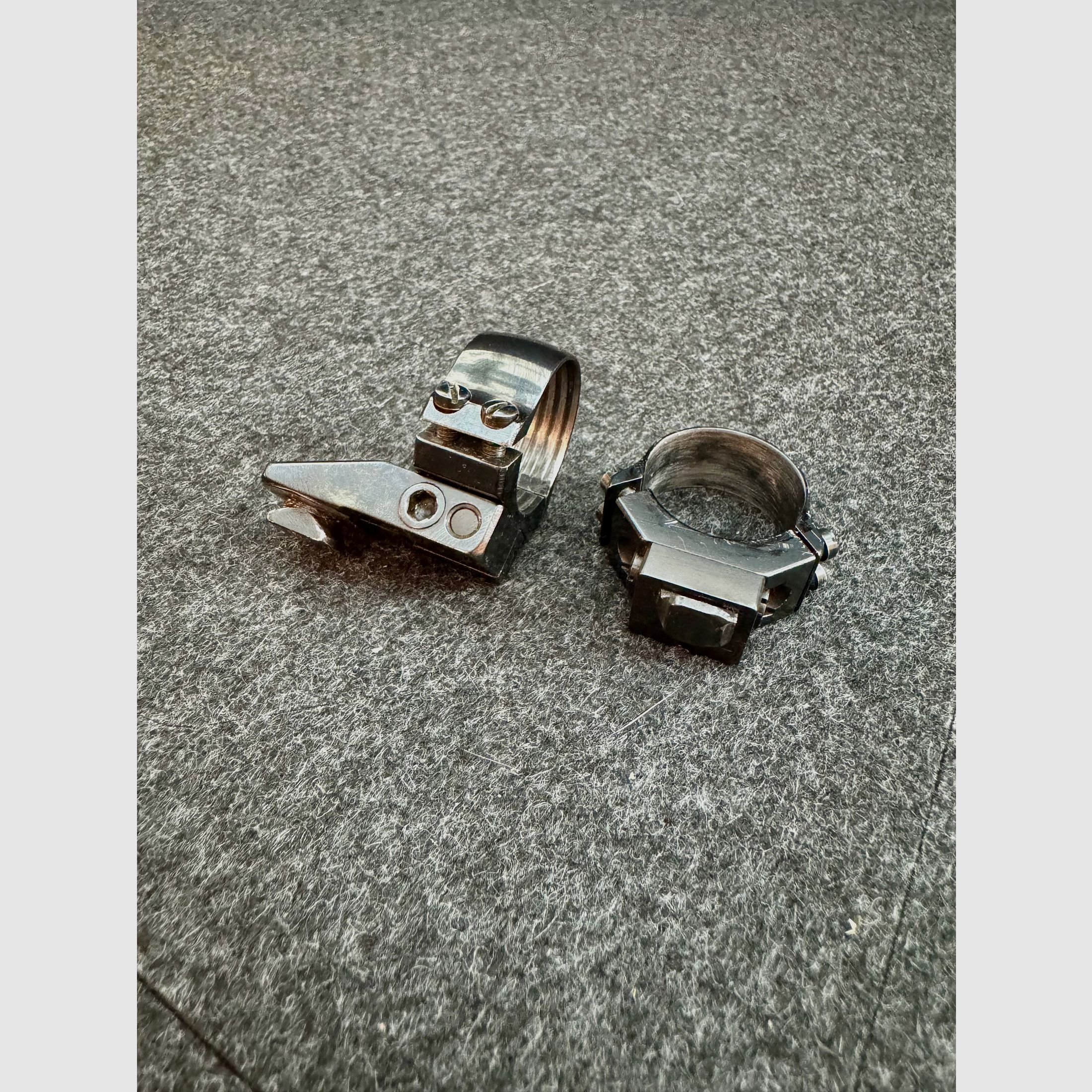 EAW Schwenkmontage Oberteile, Ring 1 Zoll (25,4mm) Vorderfuß Kröpfung 