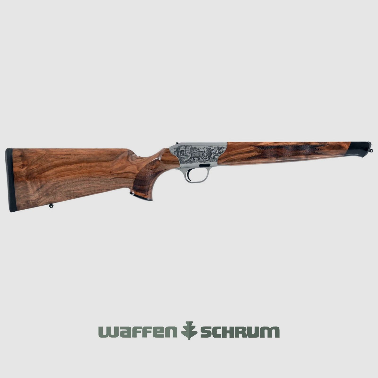 Sistema Blaser R8 Luxus SHK:4 / Grabado a la izquierda: jabalí a la derecha & ciervo a la izquierda
