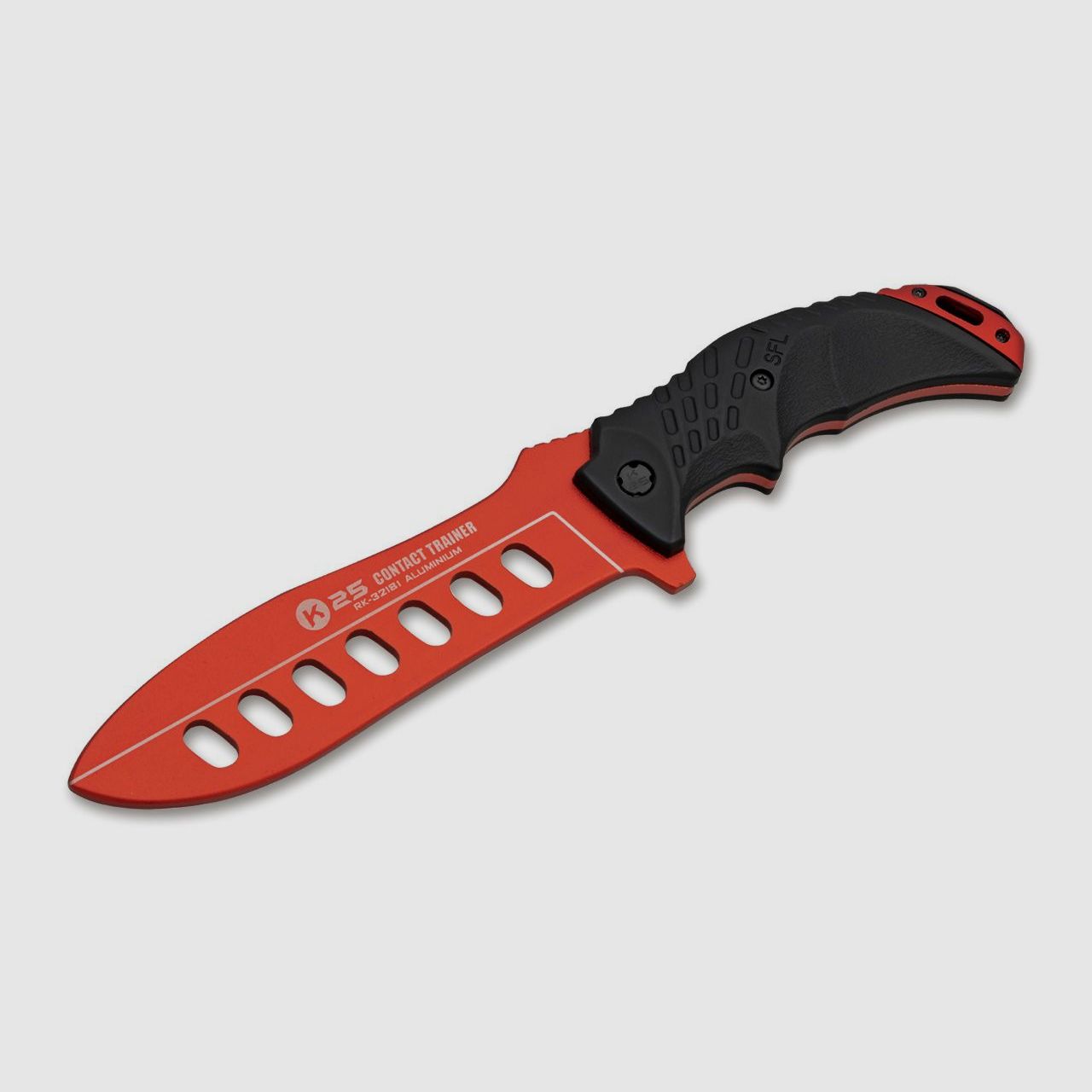 Messer Fixed Blade Trainer Red
