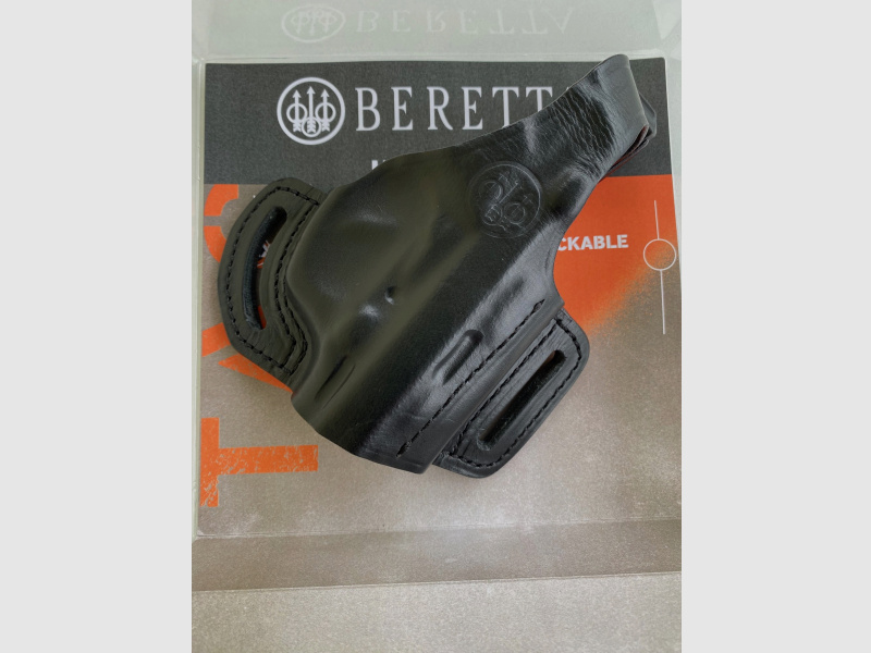 Gürtelholster Leder schwarz Beretta 92 FS rechts