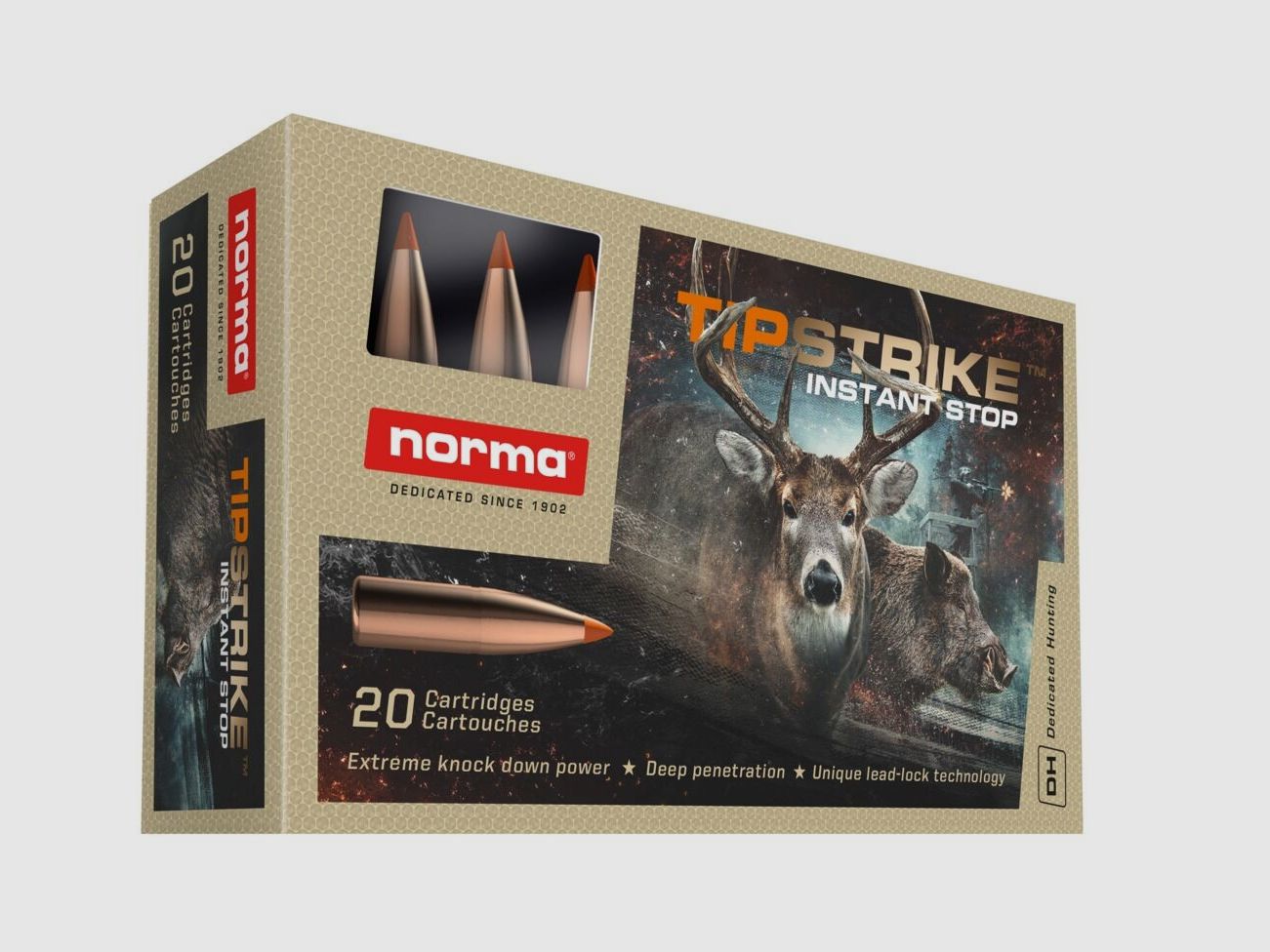 Patronen 30-06 Sprg Norma Tipstrike 150 grains, Bild 2 von 2