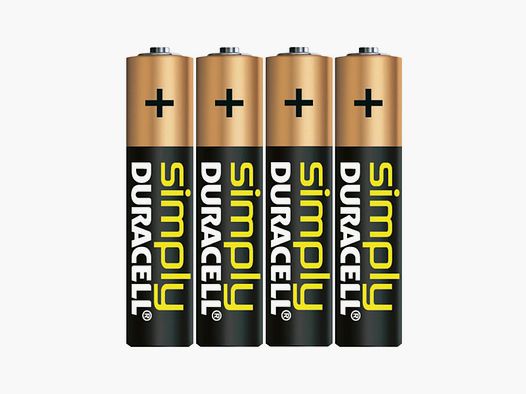 Piles alcalines AAA LR03 1,5 volt - Duracell