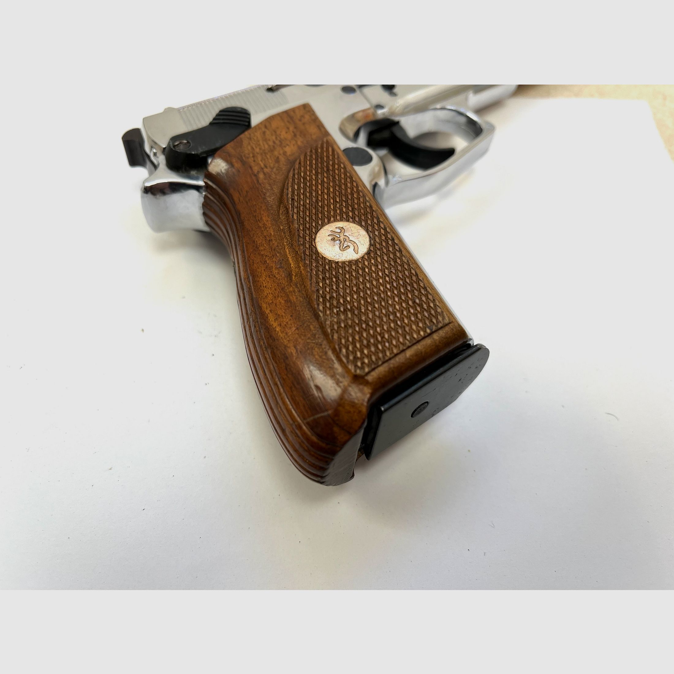 ••• Plaque de poignée en bois Browning GPDA 8 - plaque de poignée originale •••