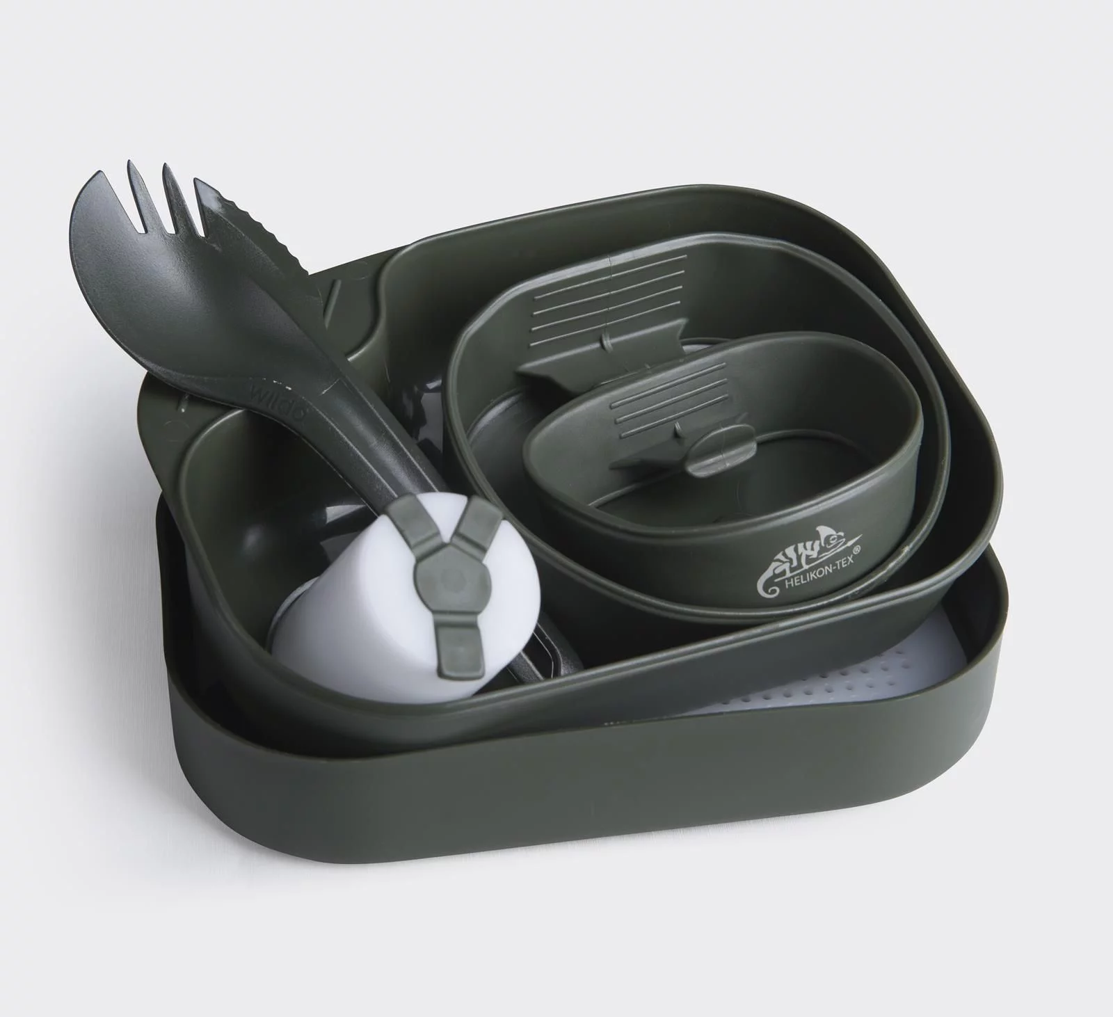 Helikon CAMP-A-BOX kit completo Olive Green, imagen 2 de 2