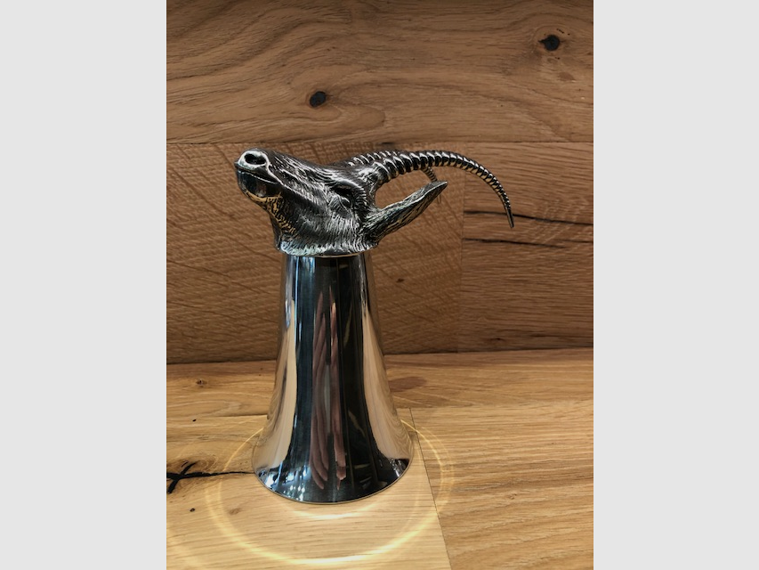 Tasse de chasseur en étain – Ibex – 13cm, image 4 sur 4