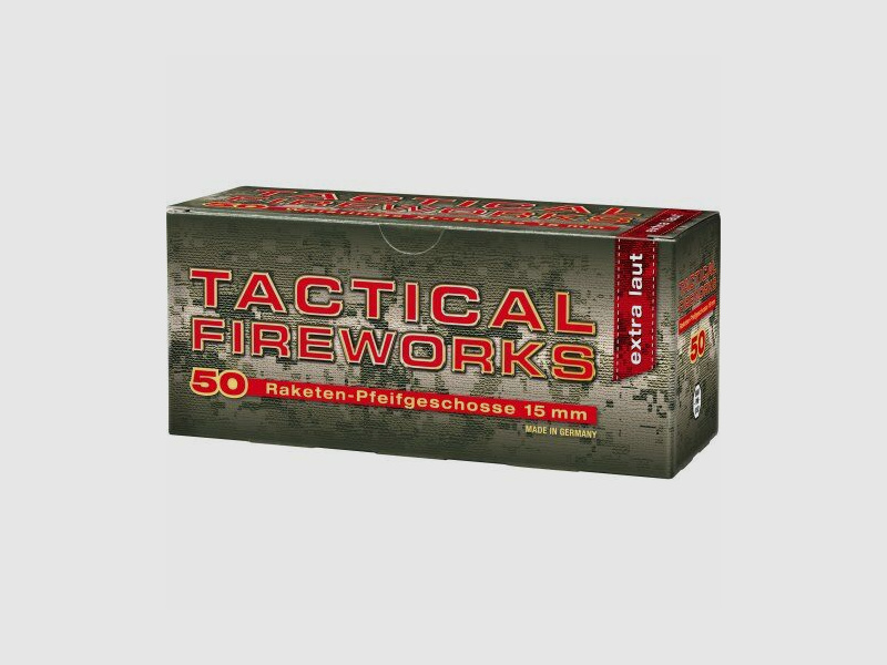 Umarex Tactical Fireworks Cartucce a Fischio 15 mm, confezione da 50