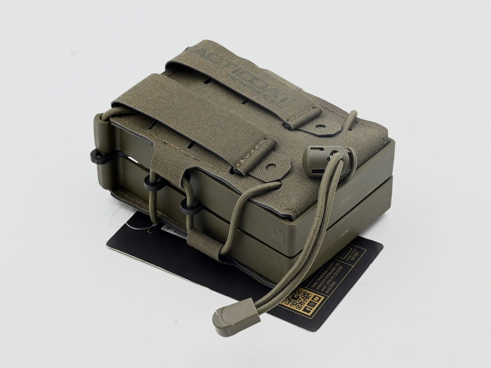 Magazintaschen Clawgear Double Speedpouch LC, RAL 7013, für AR15/AK Magazinen