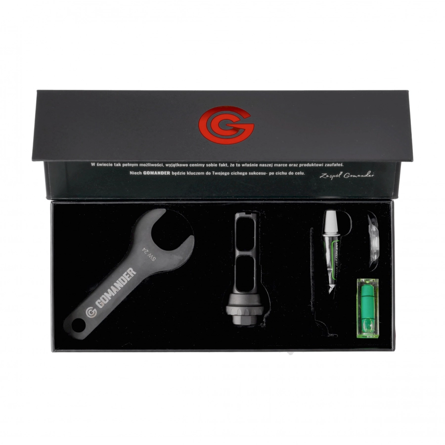 Freno di bocca Gomander Raptor 9mm 1/2x28, immagine 4 di 4