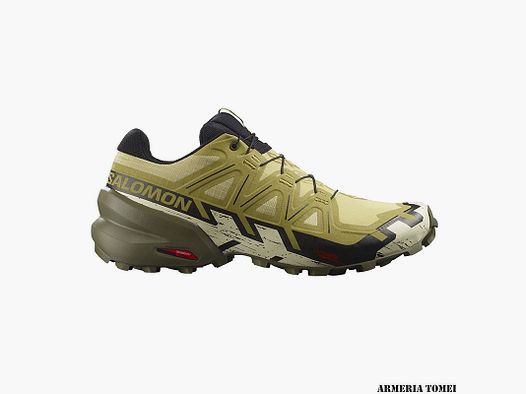 SALOMON – HERREN – SPEEDCROSS 6 Leek Green / Black / Bleached Sand