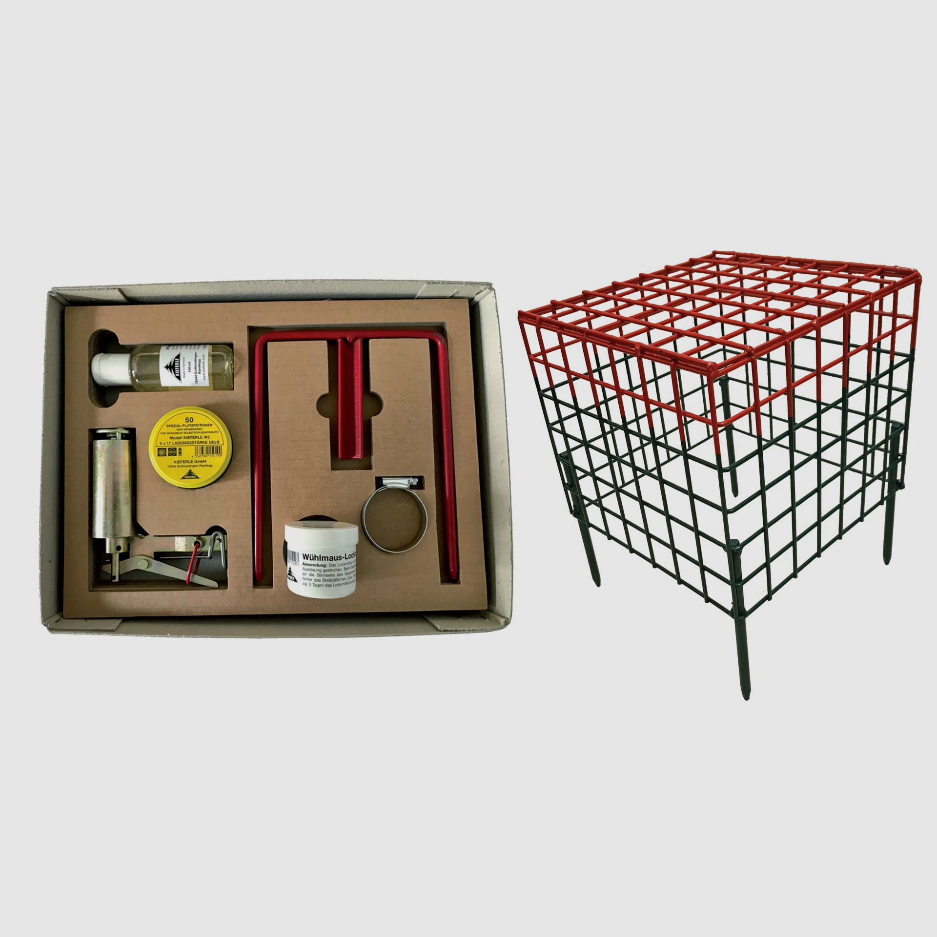 Set completo W2 per trappola per topi con cestello di sicurezza