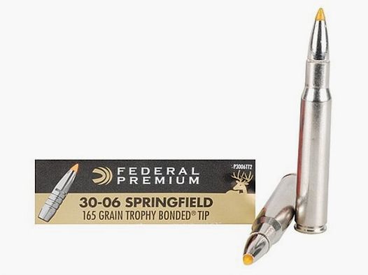 Federal Premium Trophy Bonded Tip .30-06 Sprg. 165GR 20 cartuchos