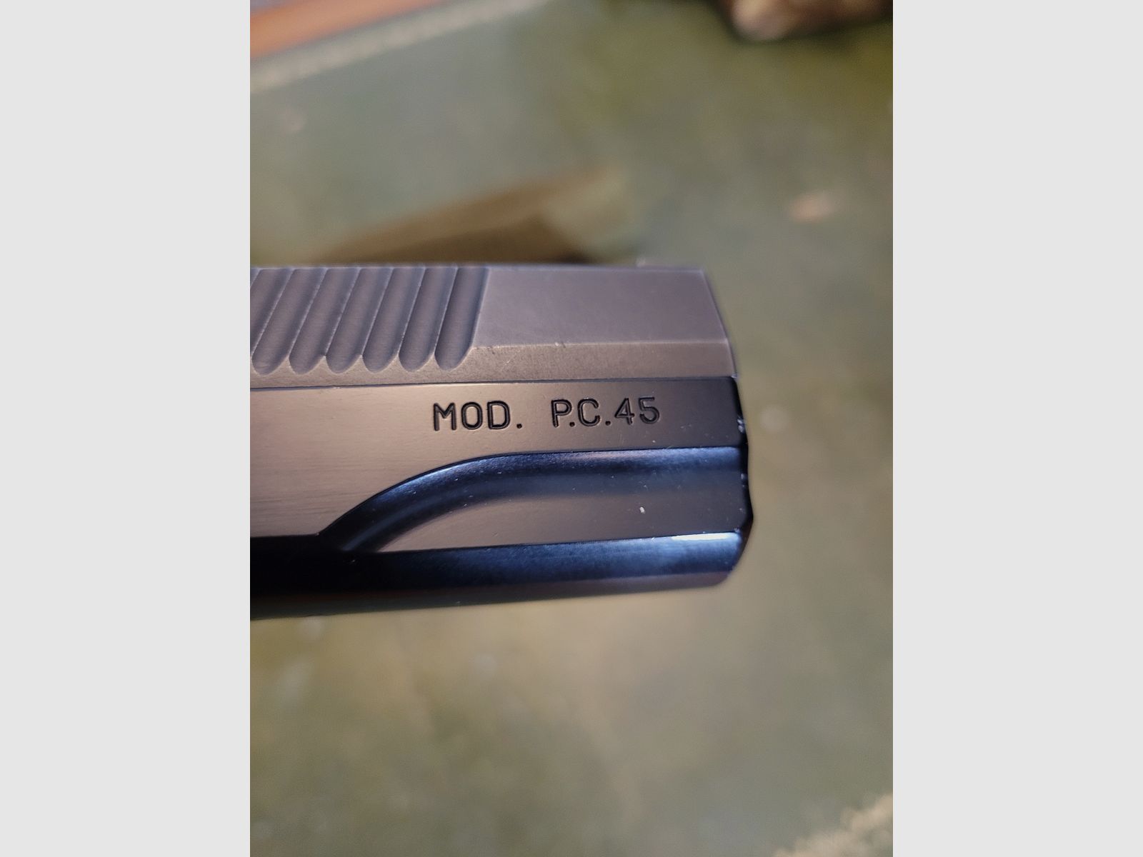 Pardini sport pistol .45 ACP with interchangeable system 9 mm