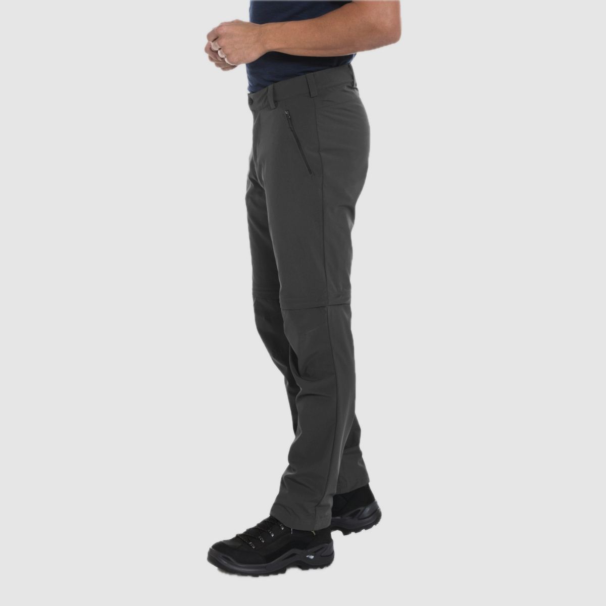 SCHÖFFEL Pants Folkstone Zip Off Grau