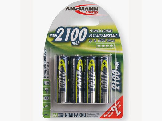 Ansmann Mignon Hochkapazitäts Akkus (1,2V)