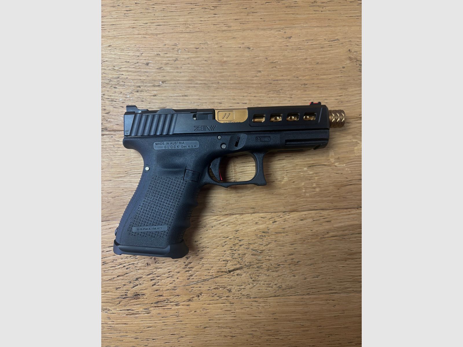 Glock 19 Gen. 4 ZEV überarbeitet / 9mm / OR / Match Abzug (1345)
