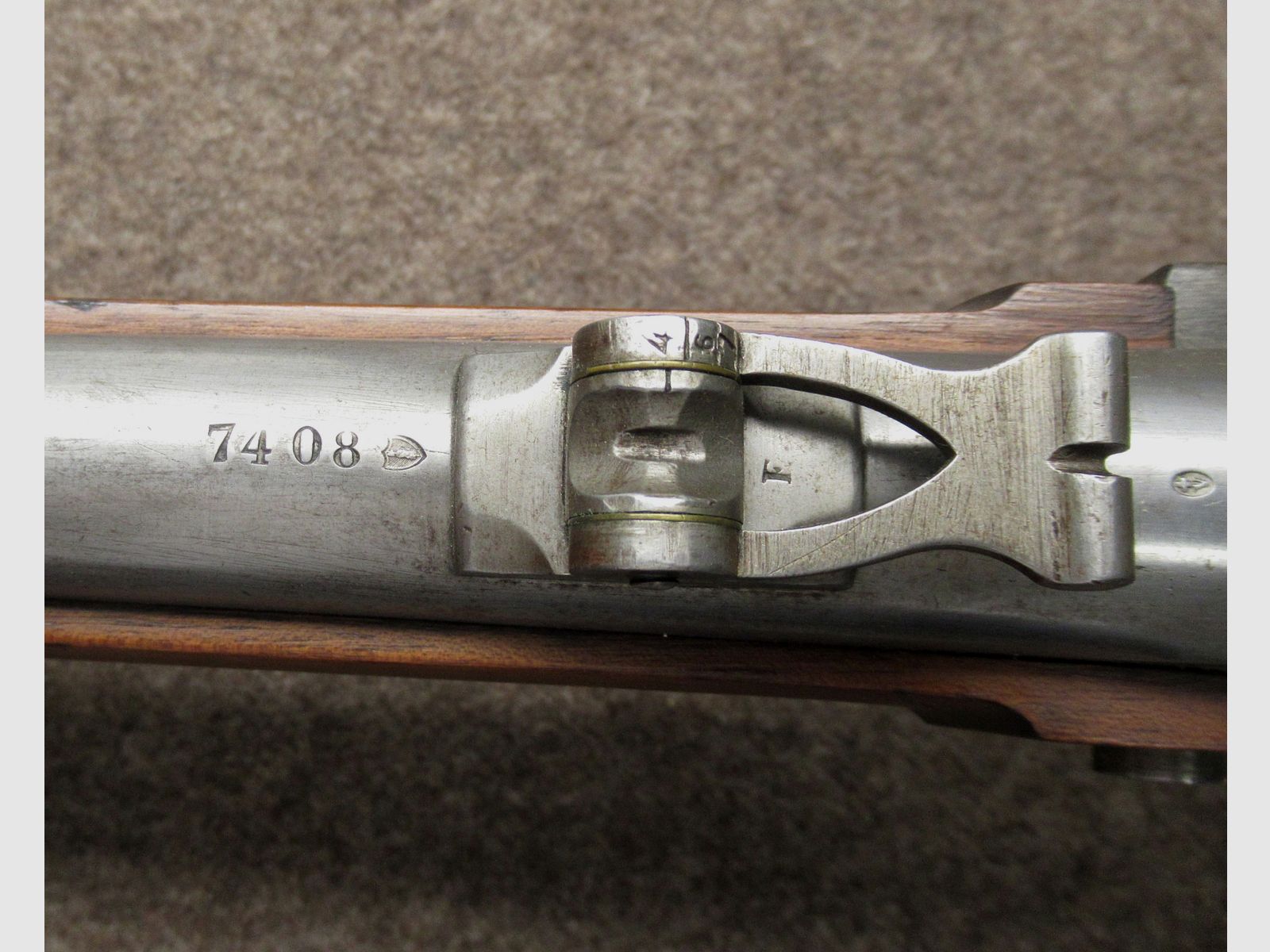 AB-143 geweer BEURET FRERES mod. 1842/59/67 kal. 18mm, afbeelding 5 van 9