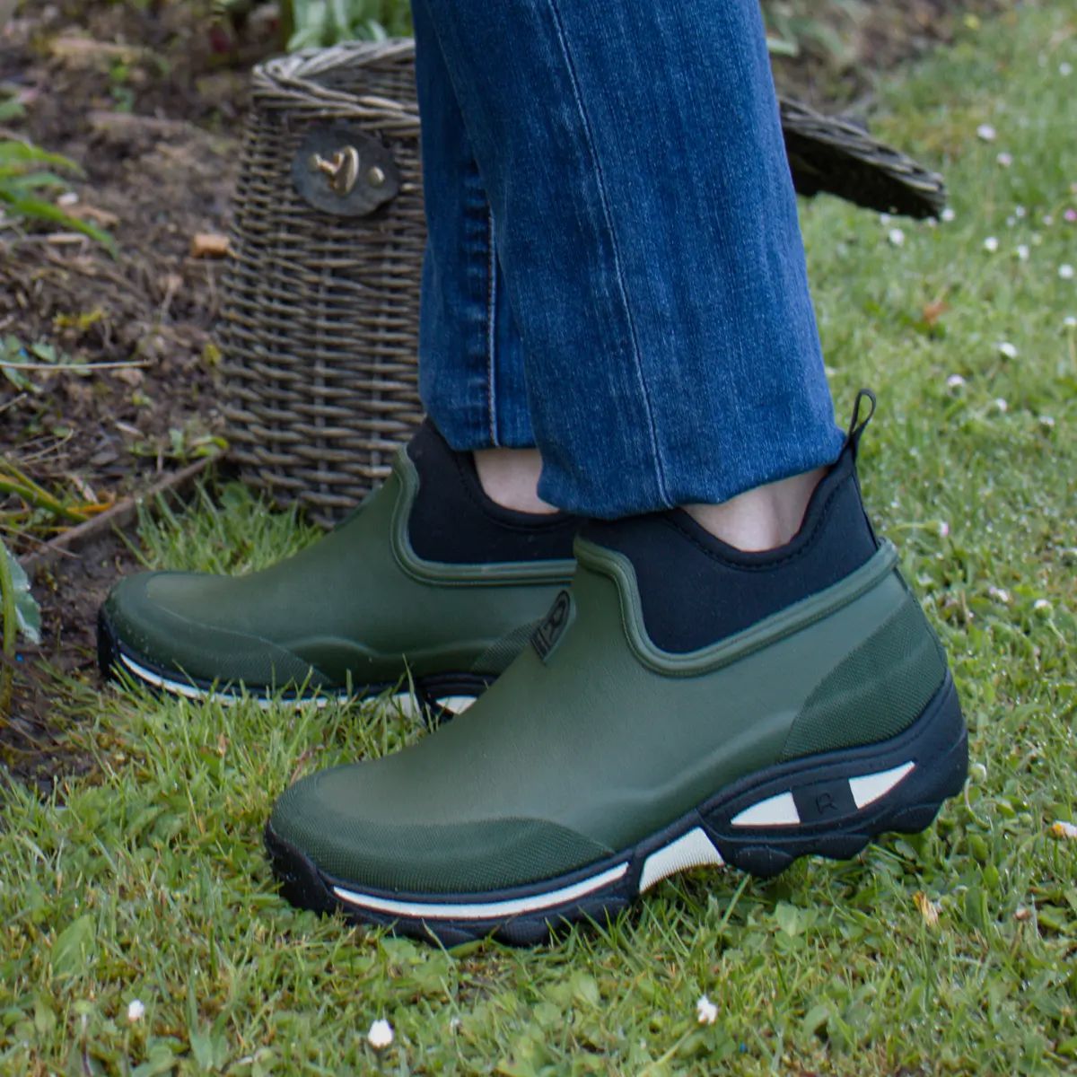 Rouchette Damskie Botki Clean Lady (Khaki)