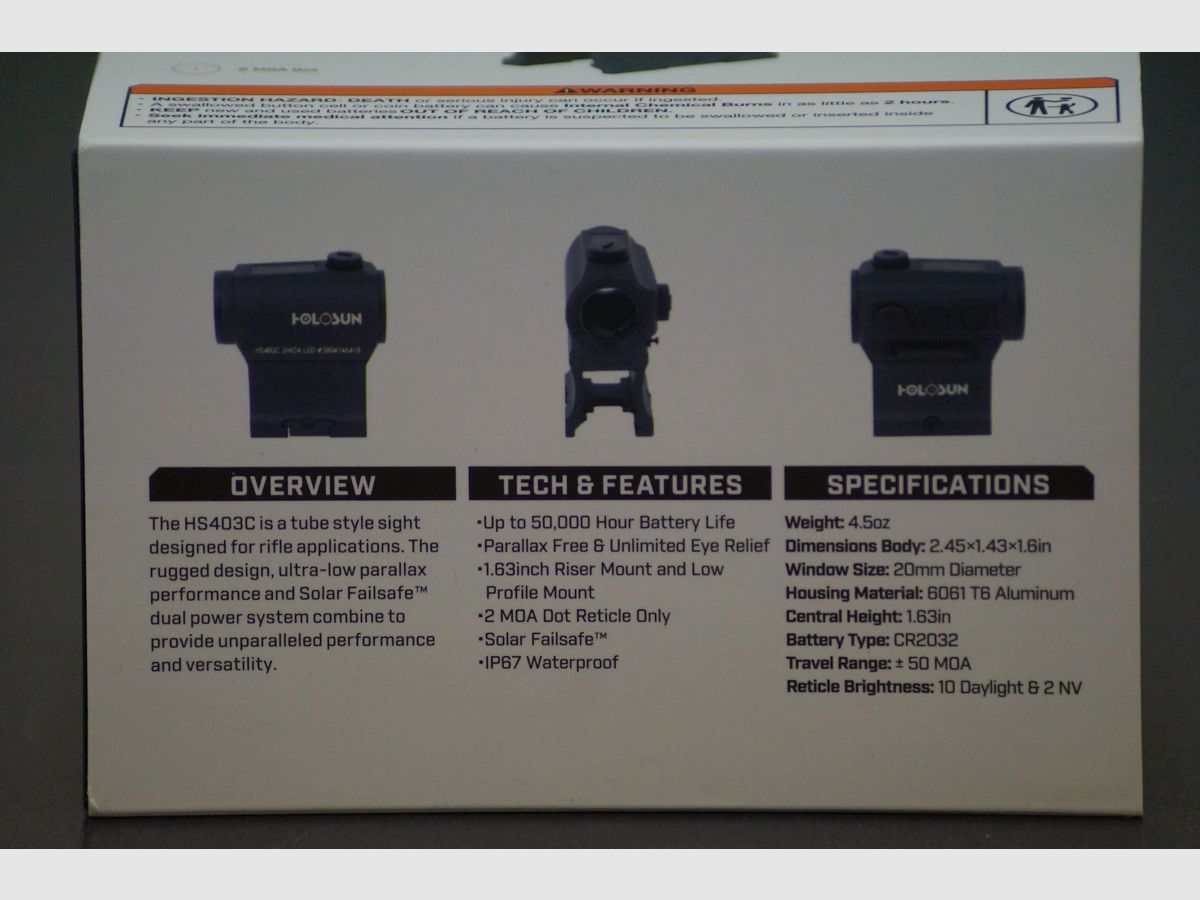 Holosun HS403C, Bild 4 von 4