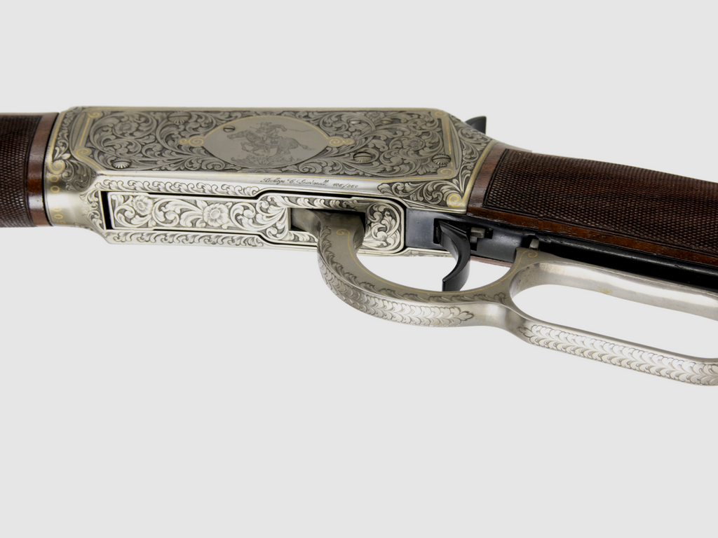 Winchester Modell 1894 „One of One Thousand“ – Gravur Meister Giovannelli – Goldauflagen – Kal. .30-30 Winchester, Bild 27 von 32