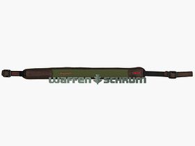 Niggeloh Rifle Sling Automatic Light Neoprene - Leather - Olive/Green