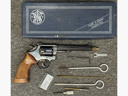 Smith & Wesson Revolver14-4 .38 Special with .22 conversion barrel