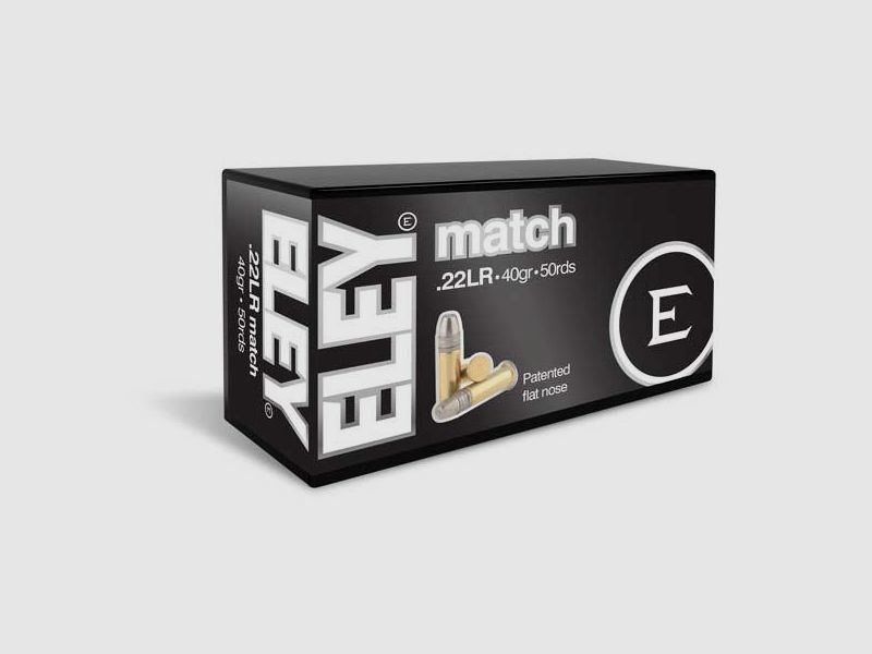 Eley Match Kaliber .22lr 50 Schuss