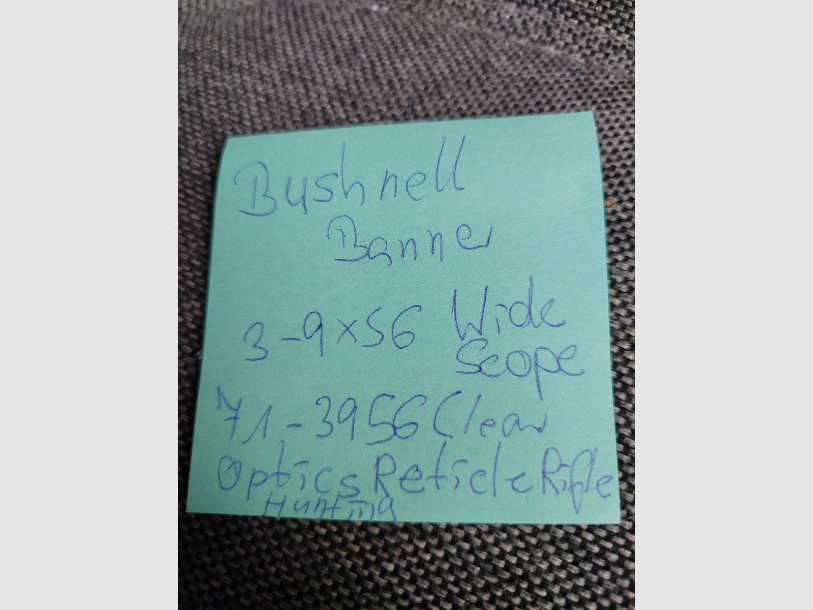 Scope from Bushnell Banner