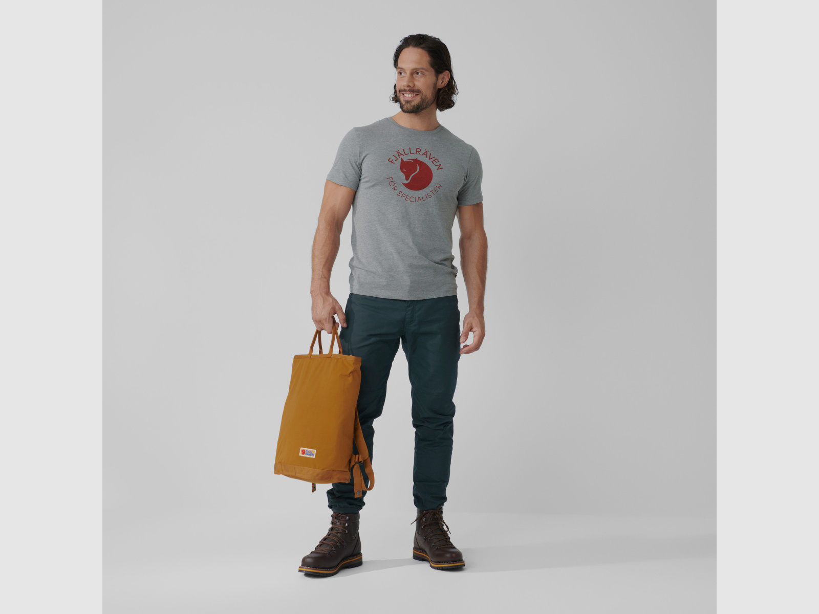 FJÄLLRÄVEN Fox T-Shirt M Grey Melange